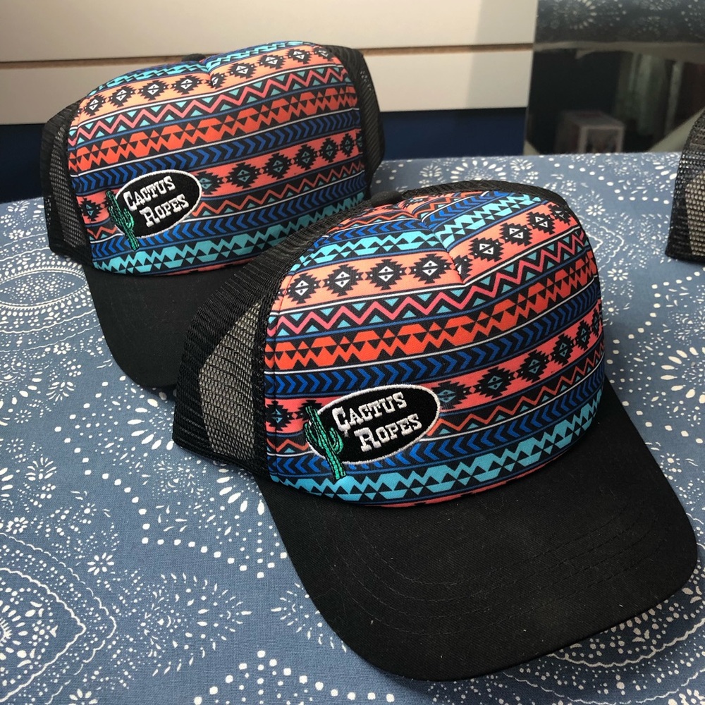 ‼️NEW‼️ CACTUS ROPE AZTEC DESIGN HATS